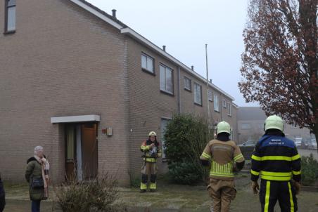 Klein brandje in cv-ketel aan de Paganinistraat Waalwijk