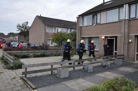 Brandalarm gaat af in woning aan de Karl Zellerstraat Waalwijk