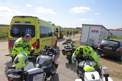 Man gereanimeerd na aantreffen in berm aan Industrieweg in Waalwijk