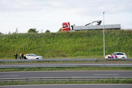 Schade aan voertuig door ongeval op de A59 (Maasroute) Waalwijk