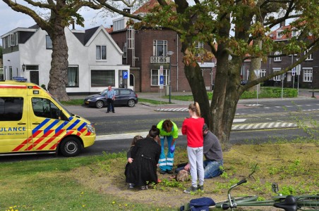 Jongetje valt uit boom aan de Burgemeester van der Klokkenlaan Waalwijk