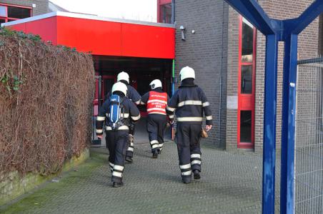 Brandlucht in school De Overlaat aan de Eikendonklaan Waalwijk