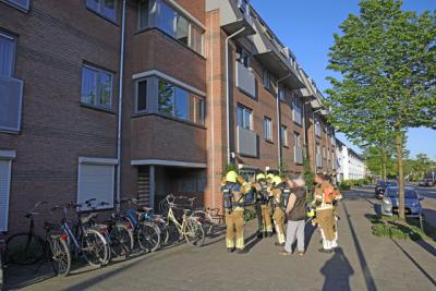 Brandweer rukt uit voor vreemde lucht in woning aan de Margrietstraat Waalwijk