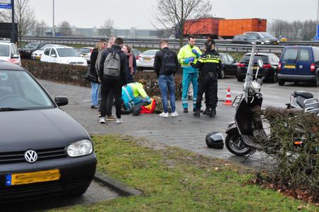 Scooterrijder gewond bij aanrijding aan de Taxandriaweg Waalwijk