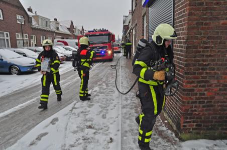 Brand in keuken aan de St. Crispijnstraat Waalwijk