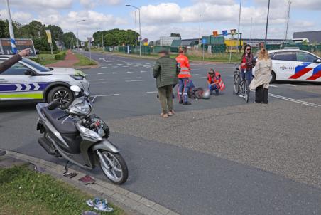 Man op motorscooter raakt gewond bij ongeval op kruising aan de Kloosterheulweg Waalwijk