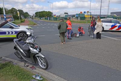 Man op motorscooter raakt gewond bij ongeval op kruising aan de Kloosterheulweg Waalwijk
