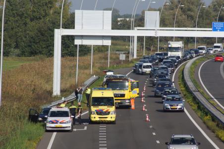 Ongeval op de Midden-Brabantweg Waalwijk