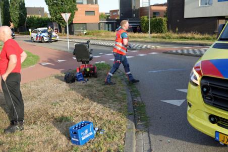 Bestuurder scootmobiel naar ziekenhuis na botsing op rotonde Noorder Allee