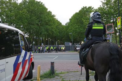 RKC - Willem II verloopt zonder incidenten: Massale inzet uit voorzorg