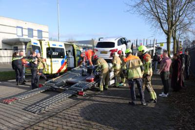 Brandweer uitgerukt voor ernstig ongeval aan de Havenweg in Waalwijk
