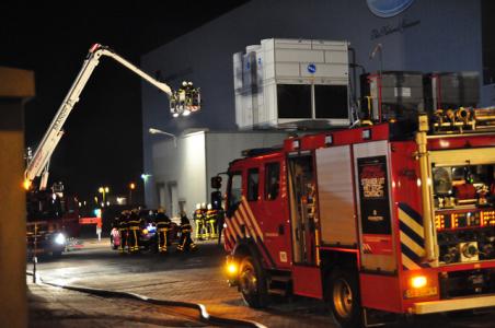 Brand bij diepvriesfabriek Oerlemans Food Waalwijk