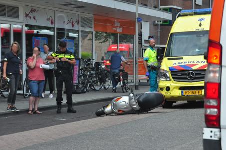 Man raakt gewond na val van scooter aan de Irenestraat Waalwijk