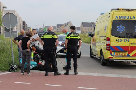Jongen raakt lichtgewond na val van scooter aan de Burg. de Geusstraat Waalwijk