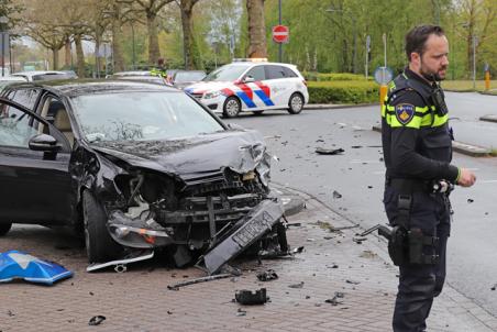 Flink ongeval aan de Burgemeester van der Klokkenlaan Waalwijk