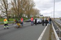 Weekendje weg eindigt in kettingbotsing op A59 bij Waalwijk