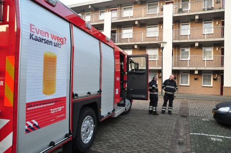 Klein brandje in woning aan de Anna van Burenstraat Waalwijk