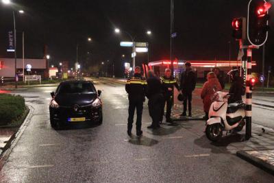 Dronken man valt van scooter aan de Reigerbosweg Waalwijk