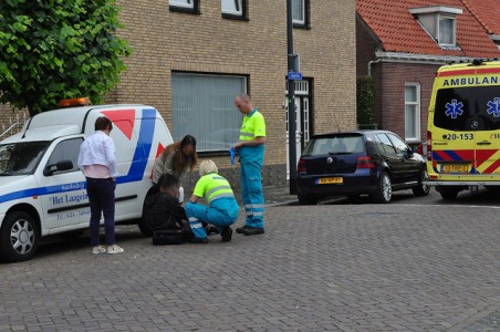 Jongen valt van fiets aan het Laageinde Waalwijk