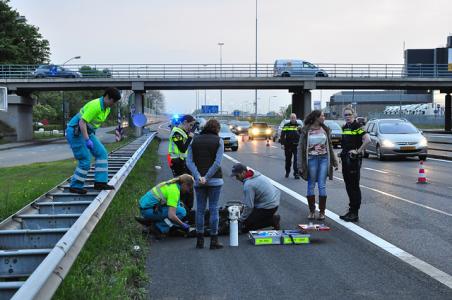 Motorrijder zwaargewond bij ongeluk op de A59 (Maasroute) Waalwijk