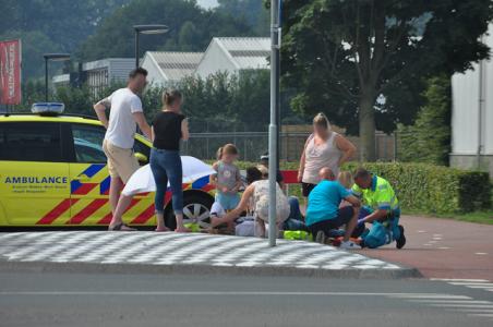 Man valt van scooter aan de Weteringweg Waalwijk